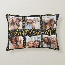 Almohada de colage de fotos de Mejores Amigas 6