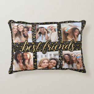 Almohada de colage de fotos de Mejores Amigas 6