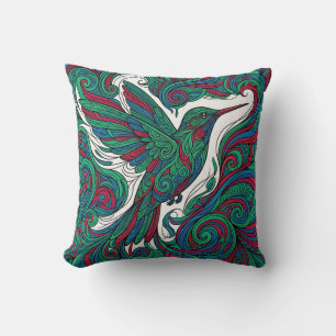 Almohada de Colchón de Néctar de Colibrí – Arte de