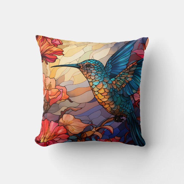 Almohada de Colín de Colibrí (Anverso)