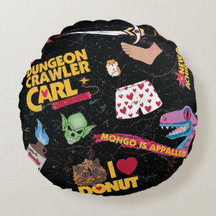 Almohada de collage de Dungeon Crawler Carl