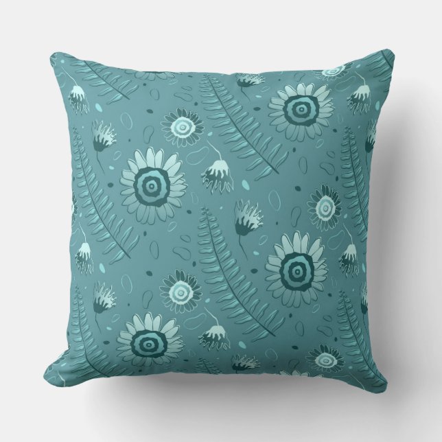 Almohada de Color Pop Urbano (Anverso)