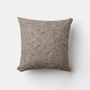 Almohada de color rosa y gris macizo reversible