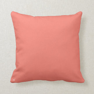 Almohada de color salmón