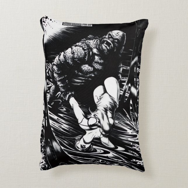 Almohada de cómic de terror 'NIGHTMARE'  (Atrás (Vertical))