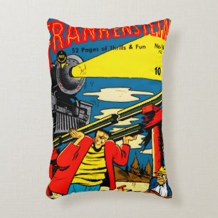 Almohada de cómic divertido de Frankenstein de los