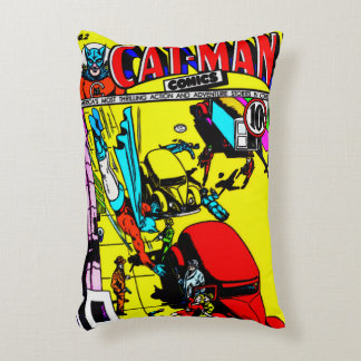 Almohada de cómics de CAT-MAN de la década de 1940
