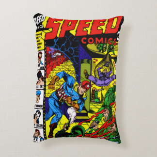 Almohada de cómics SPEED de la década de 1940