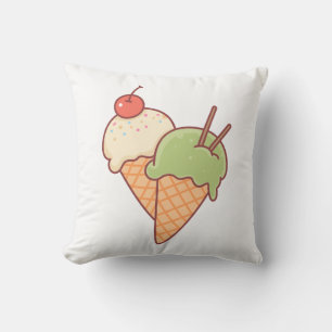 Almohada de cono de helado