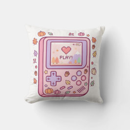 Almohada de consola portátil retro Kawaii Pastel