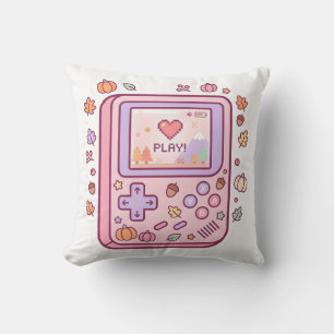 Almohada de consola portátil retro Kawaii Pastel