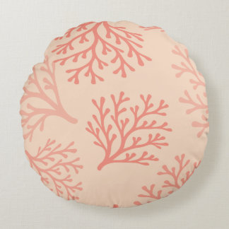 almohada de coral melocotón, almohada de lanzamien