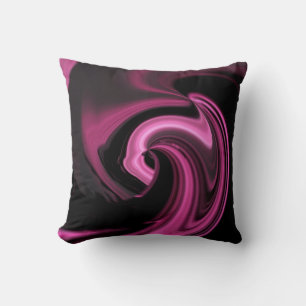 Almohada de Corazón Abstracto Rosa