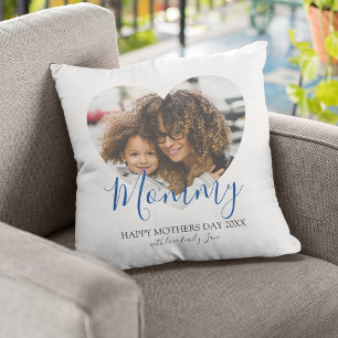 Almohada de corazón del día de las madres para gua
