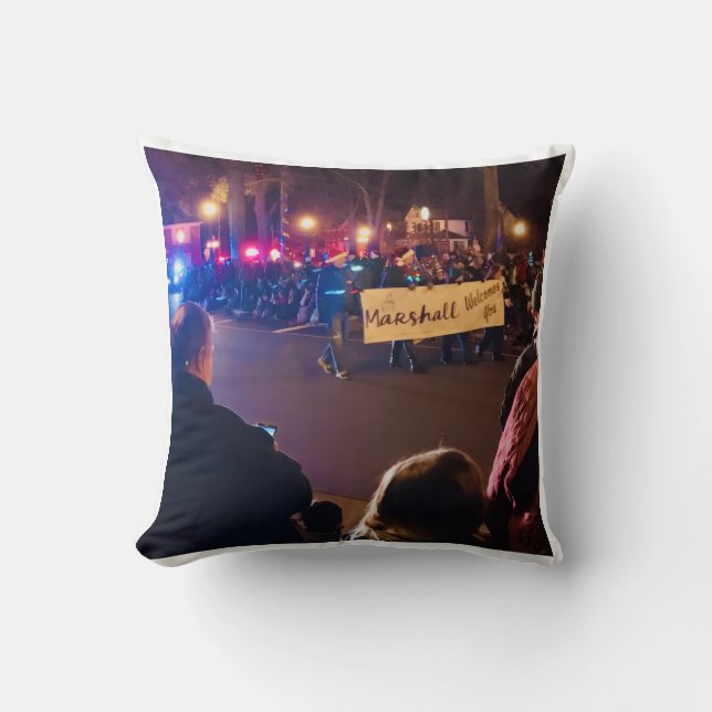 Almohada de corazón grande de Navidad (Anverso)