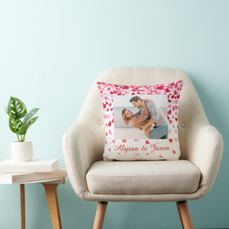 Almohada de Corazones Caídos de Amor