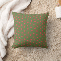 Almohada de corazones y puntos
