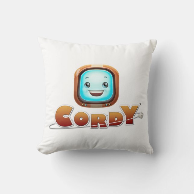 Almohada de Cordy del vintage (Anverso)