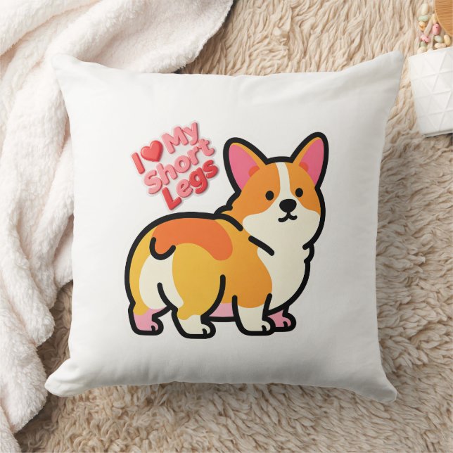 Almohada de Corgi Adorable Cojín Divertido de Perr (Manta)