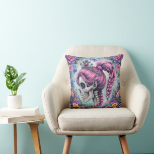 Almohada de Cráneo de Princesa Bonita