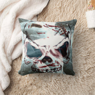 Almohada de cráneo gótico