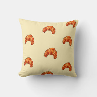 Almohada de croissant Kawaii|decoración de panader