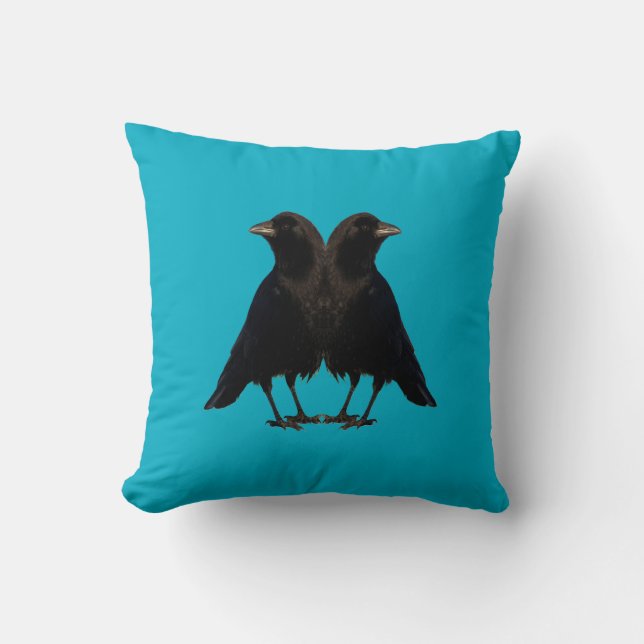 Almohada de Crow de Doble Pico (Anverso)