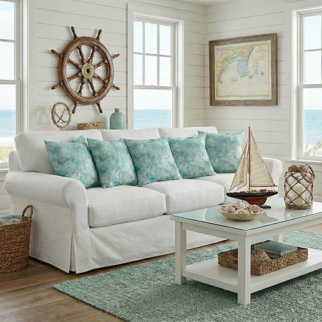 Almohada de crystals de océano Aqua (Subido por el creador)