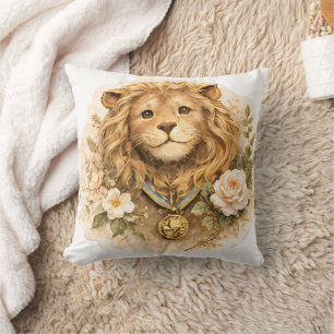 Almohada de cuento de hadas León Dorado
