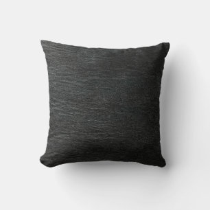 Almohada de cuero negro American MoJo