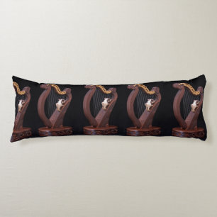 Almohada de cuerpo Armonía de Arpa de Madera