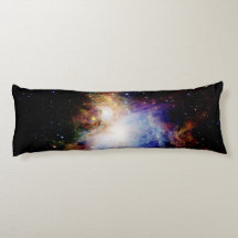 Almohada de cuerpo con estampado de galaxia