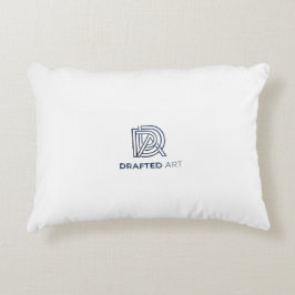 Almohada de cuerpo de arte de mármol fluido azul y