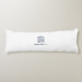 Almohada de cuerpo de arte de mármol fluido azul y