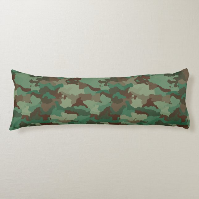 almohada de cuerpo de camuflaje militar (Anverso)