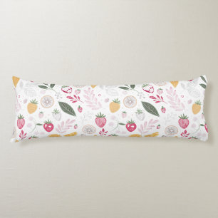 Almohada de cuerpo de fruta cítrica de fresa