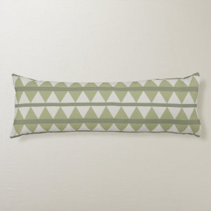 almohada de cuerpo de patrón geométrico