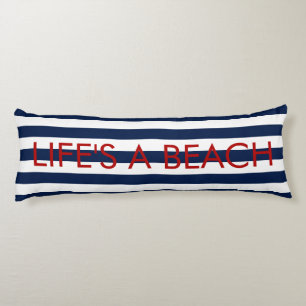 Almohada de cuerpo de playa de la vida de PixDezin