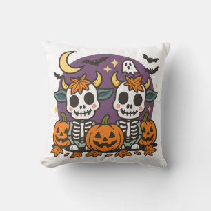 Almohada de Cuerpos de Esqueleto Espeluznante y Li