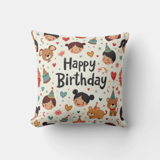 almohada de cumpleaños