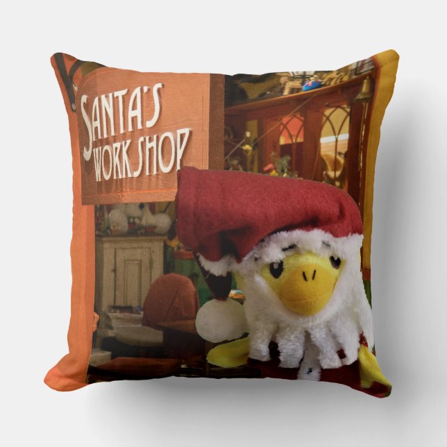 Almohada de Danny Duck Santa Navidad (Anverso)