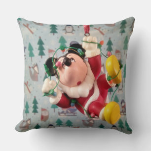 Almohada de Danny Duck Santa Navidad