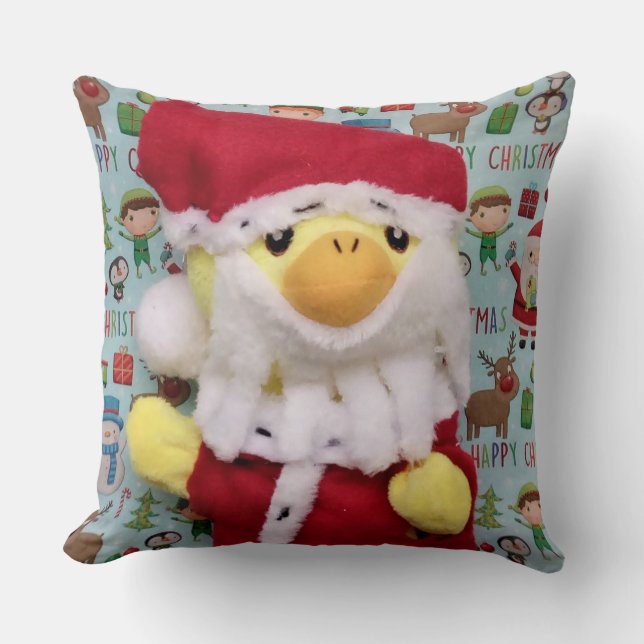 Almohada de Danny Duck Santa Navidad (Anverso)