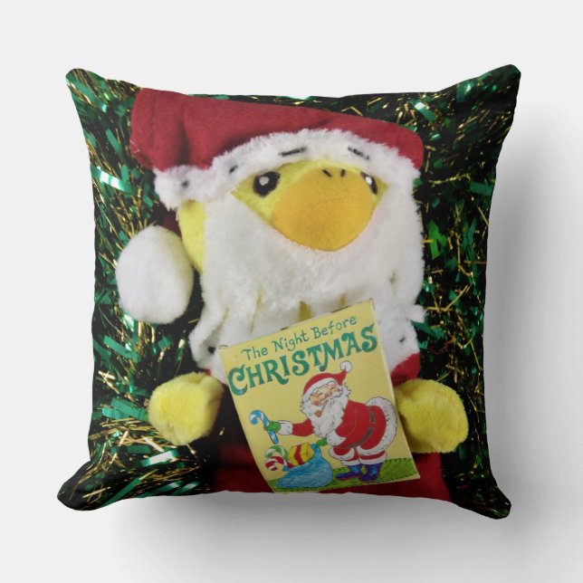 Almohada de Danny Duck Santa Navidad (Anverso)