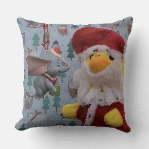 Almohada de Danny Duck Santa Navidad