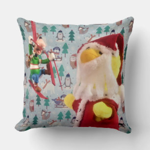 Almohada de Danny Duck Santa Navidad
