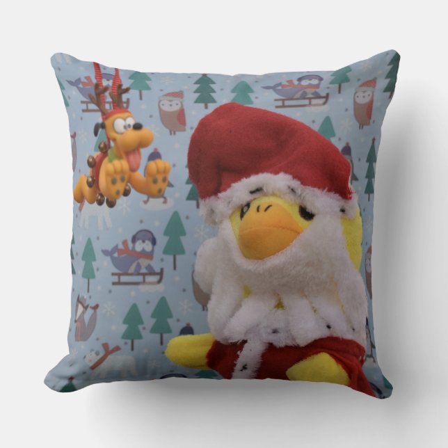 Almohada de Danny Duck Santa Navidad (Anverso)