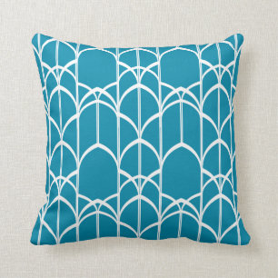 Almohada de Deco Windows (azul coralino)