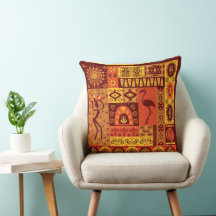 almohada de decoración casera del Patrón Tribal Af