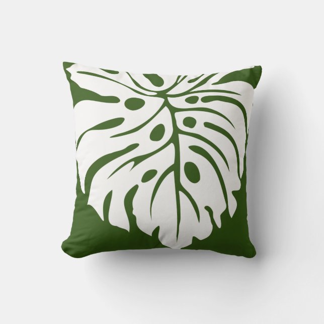 almohada de decoración de impresión hawaiana (Anverso)